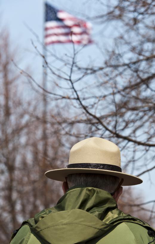 Park rangers maintain state and national parks, and often provide educational programs.