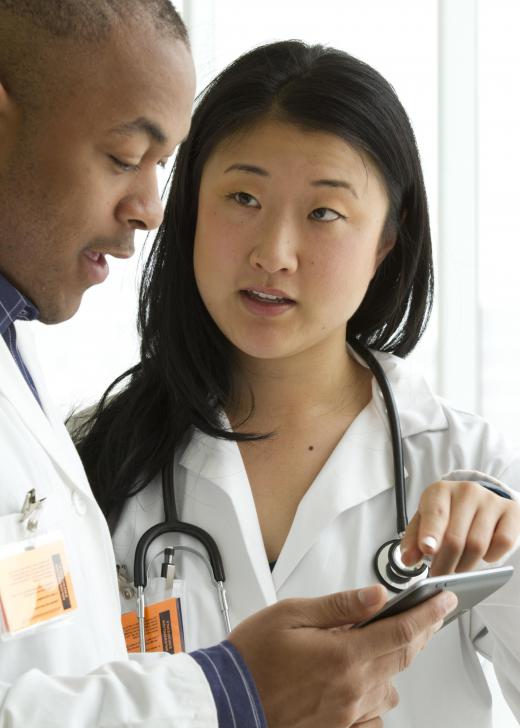 A physician assistant is trained to practice medicine while directly supervised by a physician.