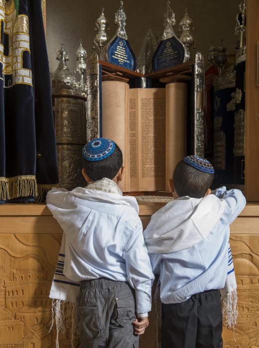 Jewish children who attend yeshiva school typically study Hebrew in addition to other subjects.