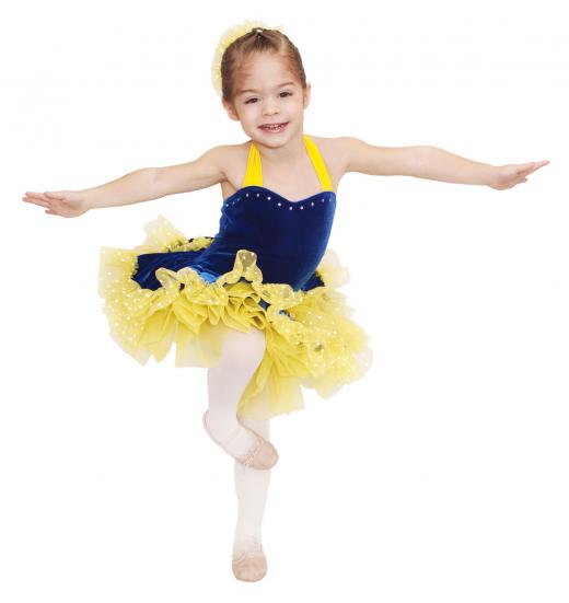 Most children can start ballet classes when they are three or four years old.