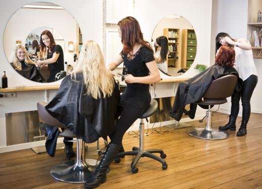 Most hair salons rent out stations to individual stylists.