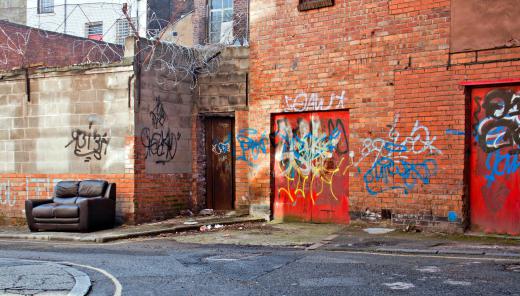 Graffiti is usually illegal, unless permission has been granted by the owners of the building or wall.