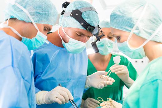 Surgeons almost always work as just part of a larger medical team.