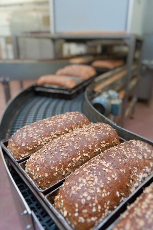 Bread made in a factory will include chemicals, compounds and additives.