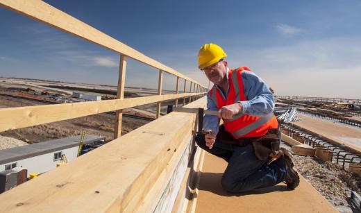 Bridge engineers are often on site to oversee bridge construction.