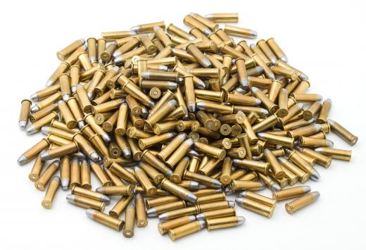 Brass is often used to make ammunition casing.