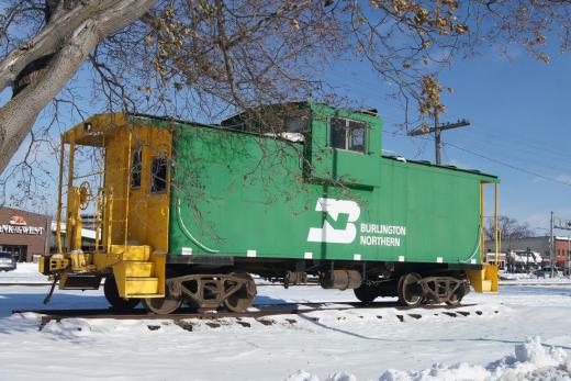 The caboose was once a common part of freight trains.