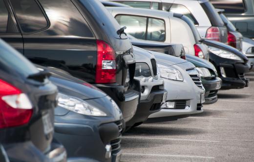 Street sweepers may work to clear debris from private parking lots.