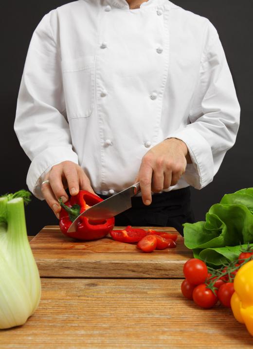 First cooks are in charge of developing an ingredient list for the day's cooking.