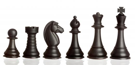 Pieces for chess, which were designed by someone in the game industry.