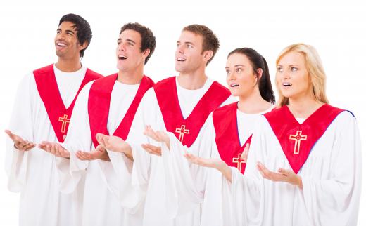 Singing in a church choir can be one step towards becoming a Christian musician.