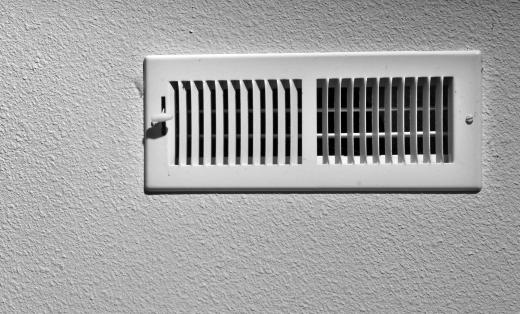 A vent cover leading to an HVAC system.