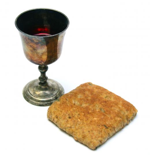 An ordained minister can administer a communion ceremony.