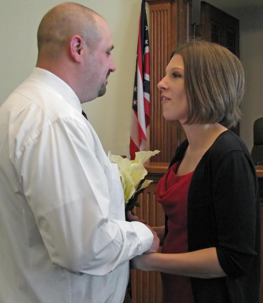 Local magistrates and judges conduct civil marriages as part of their duties as civil officers.