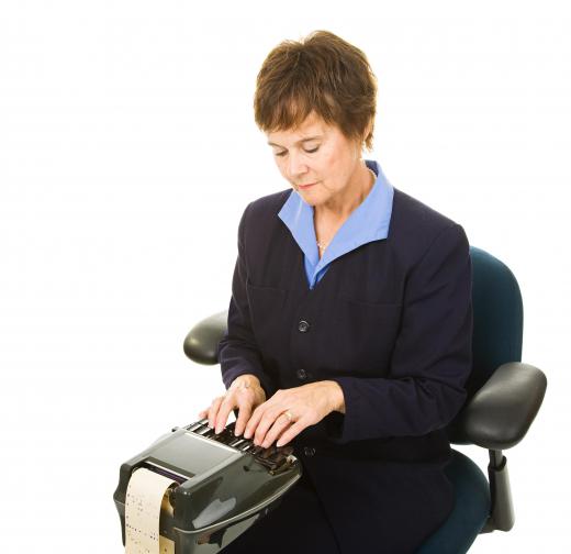 A court reporter is a stenographer.