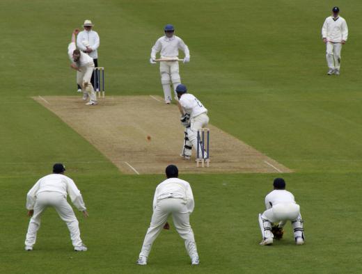 As many as four umpires might oversee a cricket match.