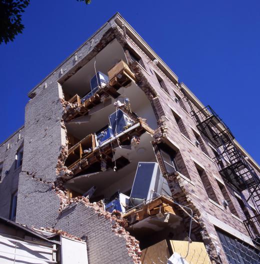 Seismologists try to predict when an earthquake may happen.