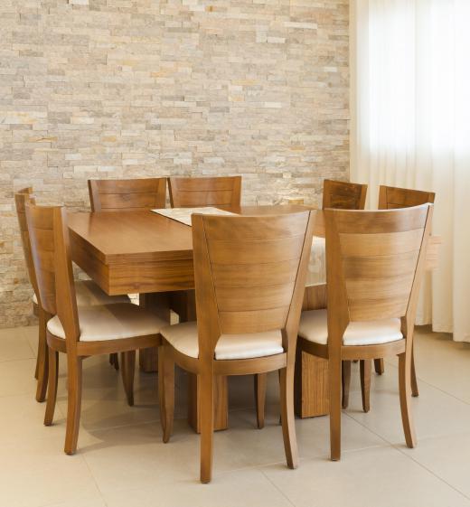 A wooden dining set is one type of furniture that can be made by a furniture carpenter.