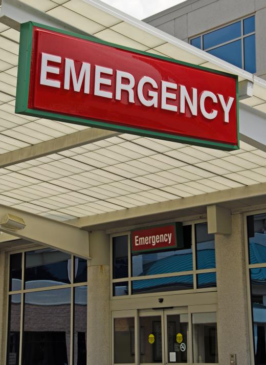 Emergency departments employ emergency room technicians.