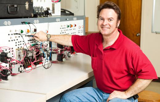 Electronics bench technicians often gain hands-on experience during college or through an internship.