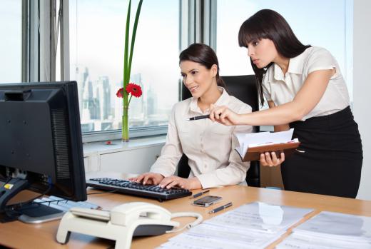 An administrative assistant may keep her supervisor's schedule.