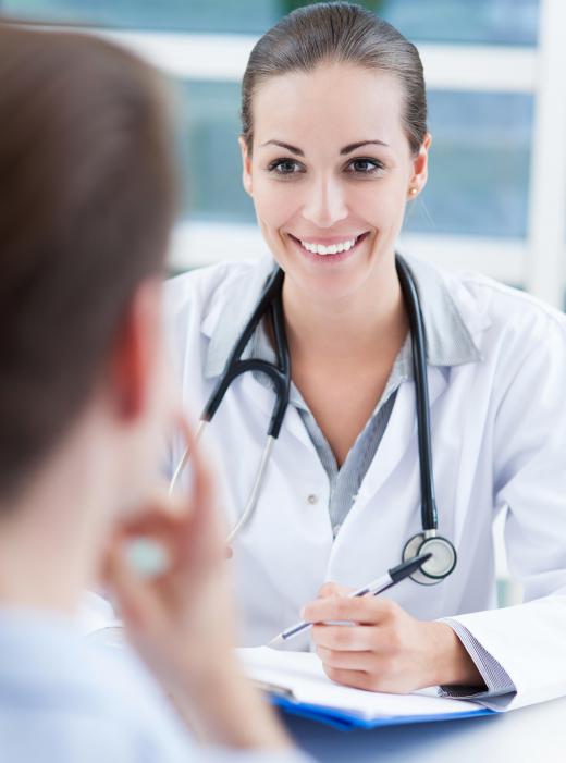 A paramedical examiner conducts medical screenings on people attempting to obtain health insurance.