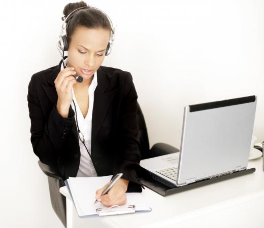 A personal assistant often screens phone calls and takes messages for a busy executive.