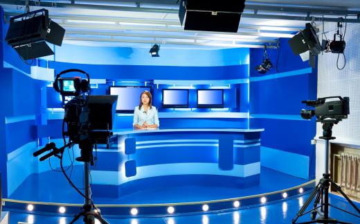 Television reporters might cover local, national, or international events from a studio or a remote location.