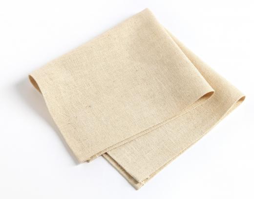 A folded square of linen.