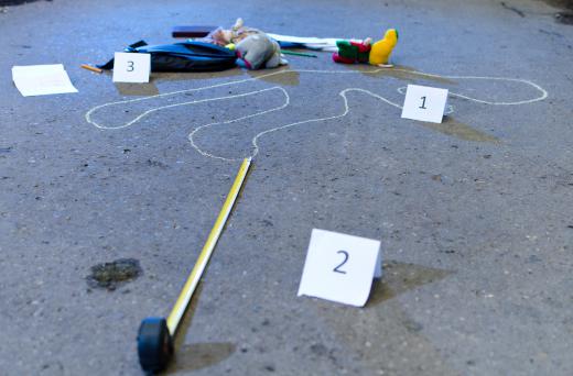 A criminal profiler may evaulate details of a crime scene.