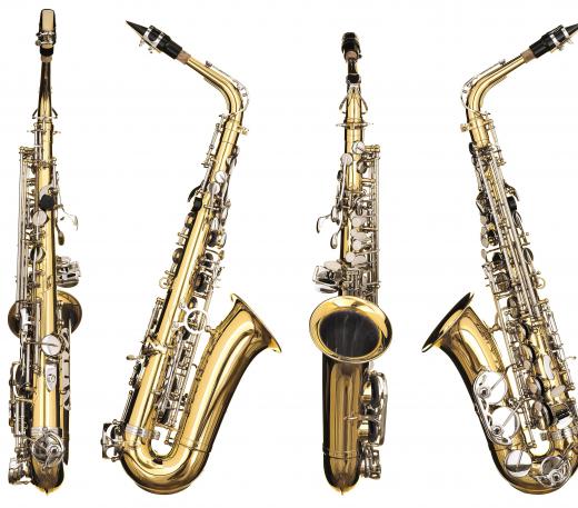 Saxophones are a popular jazz instrument.