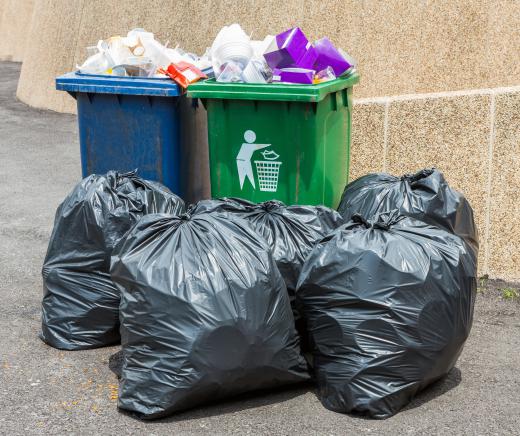 Some condominium managers are responsible for the proper disposal of trash.