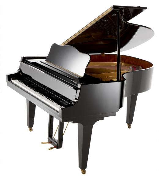 Pianos are typically played in gospel music.