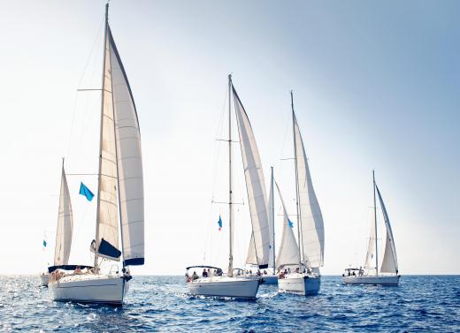 Some sailors participate in races.