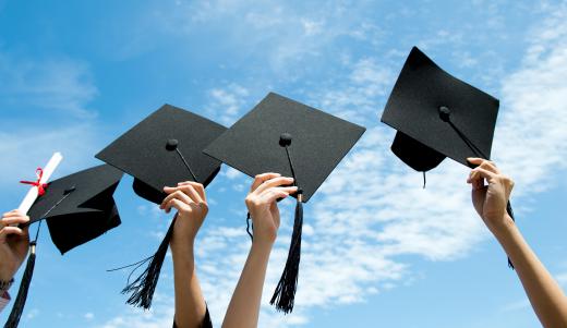 Graduates receive bachelor's degrees after completing a specific number of accredited classes.