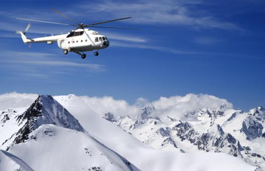 A commercial helicopter pilot may specialize in flying clients to remote ski or hunting locations.