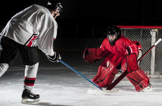 Some campuses have ice rinks where students can play hockey.