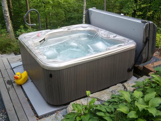 House attendants may oversee maintenance of amenities such as a hot tub.