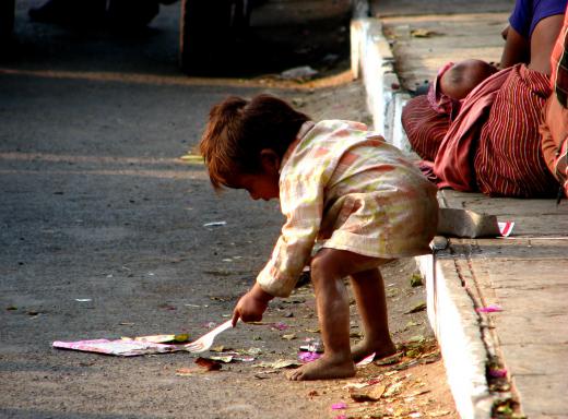 Social workers may help children living in poverty.