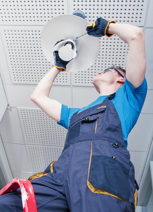 Maintenance workers must keep electrical systems running properly.