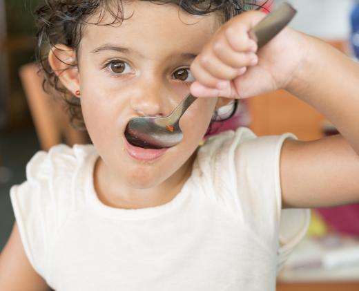 Welfare officers make sure children are getting enough food.