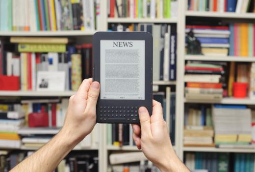 E-book readers can be used to download textbooks and lecture notes for mobile learning.