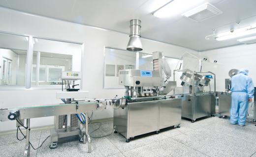 Some biochemistry laboratories utilize sterile cleanroom environments.