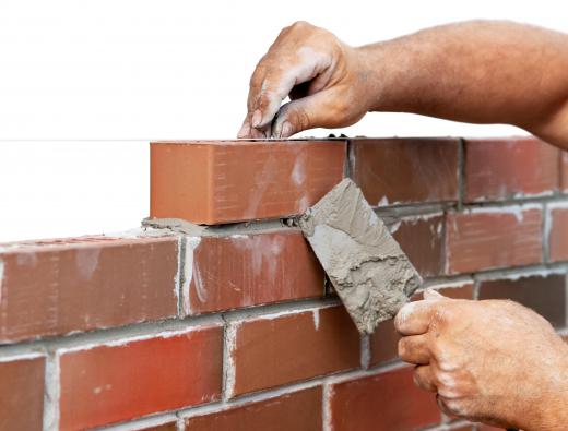 Laying bricks is a precise skill that takes years to master.