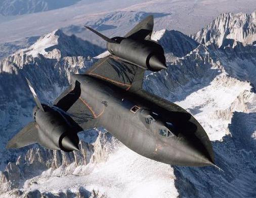 The Lockheed SR-71, which was designed by aeronautical engineers.