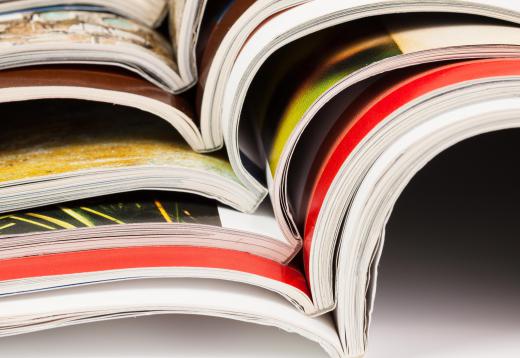 Magazines may hire advertising copywriters to help them create ads.