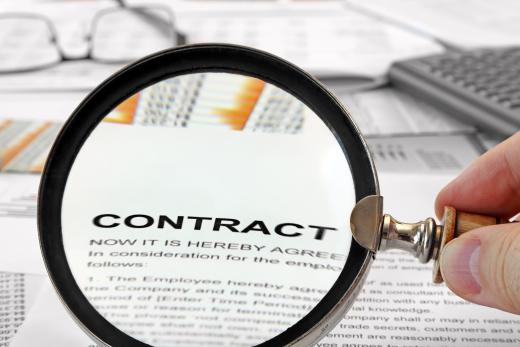 A subcontract administrator reviews contracts to determine the progress made upon filling the contract obligations.