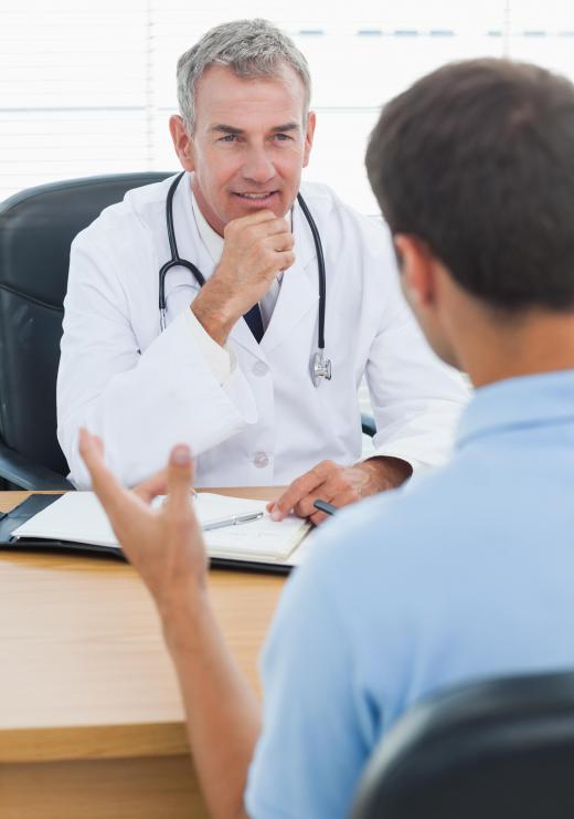 If cancer is suspected, a general practitioner may refer the patient to a medical oncologist.