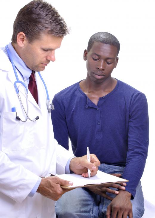 A vascular surgeon consults with patients before and after surgery.