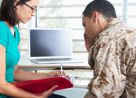 A mental health coordinator may specialize in treating military personnel.